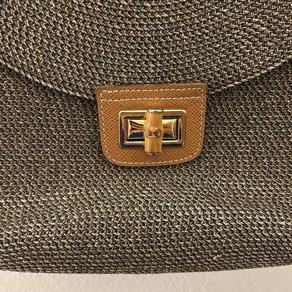 Eric Javits Shoulder Bag with Bamboo Details - Picture 4 of 6